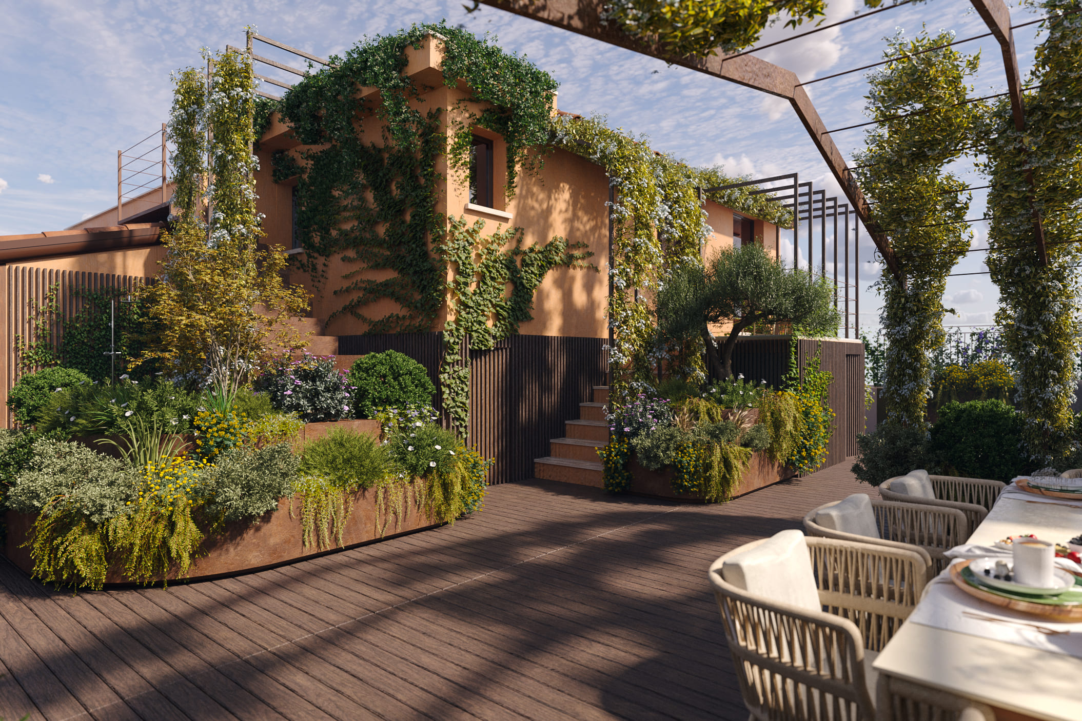 Exterior Visualization – Terrazzo – Roma